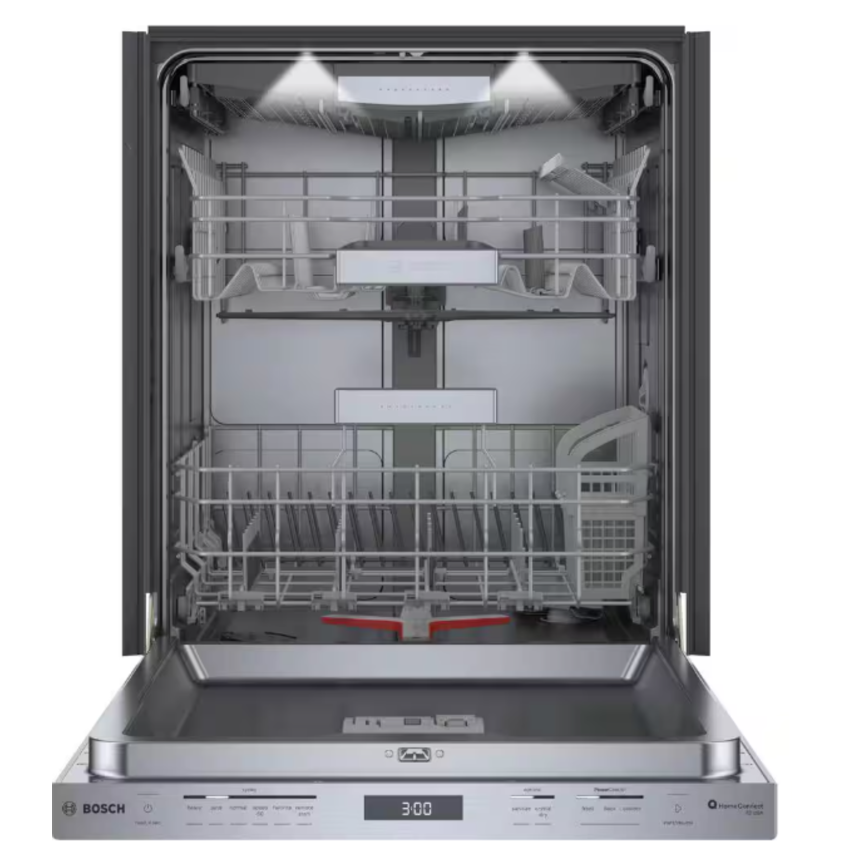 BOSCH #SHP9PCM5N - Bosch Benchmark Series 24 in. Stainless Steel Top Control Tall Tub Pocket Handle Dishwasher with Stainless Steel Tub, 38 dBA
