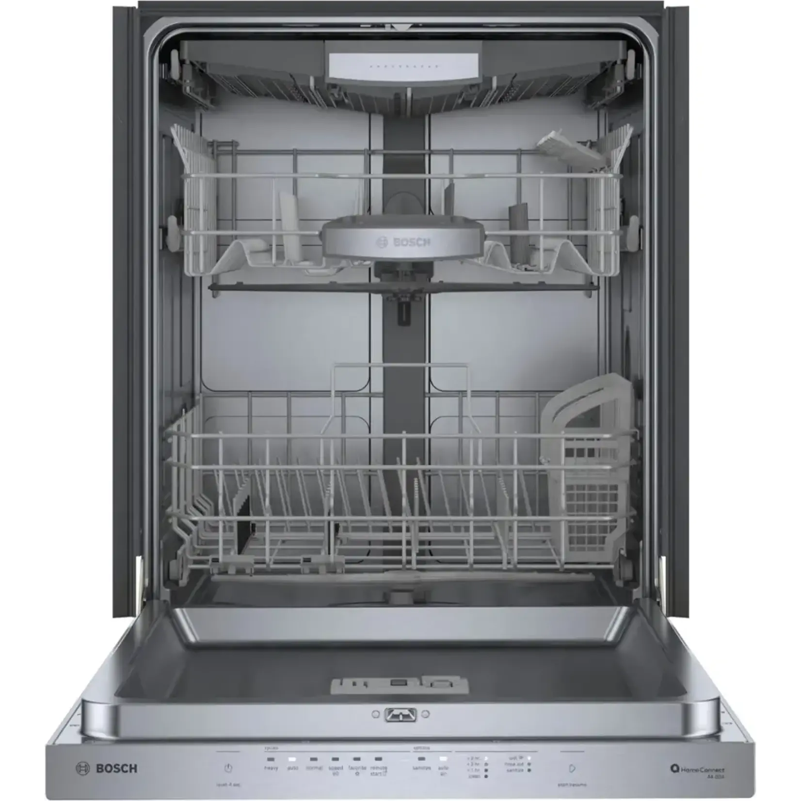 BOSCH #SHP65CC5UC - Bosch 500 Series 24 in. Stainless Steel Top Control Tall Tub Pocket Handle Dishwasher with Stainless Steel Tub, 44 dBA