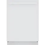 BOSCH #SHX5AEM2N - Bosch 100 Series Premium 24 in. White Top Control Tall Tub Dishwasher with Hybrid Stainless Steel Tub, 46 dBA