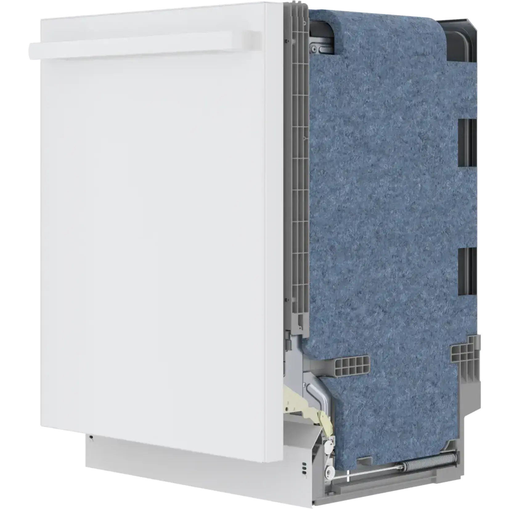 BOSCH #SHX5AEM2N - Bosch 100 Series Premium 24 in. White Top Control Tall Tub Dishwasher with Hybrid Stainless Steel Tub, 46 dBA