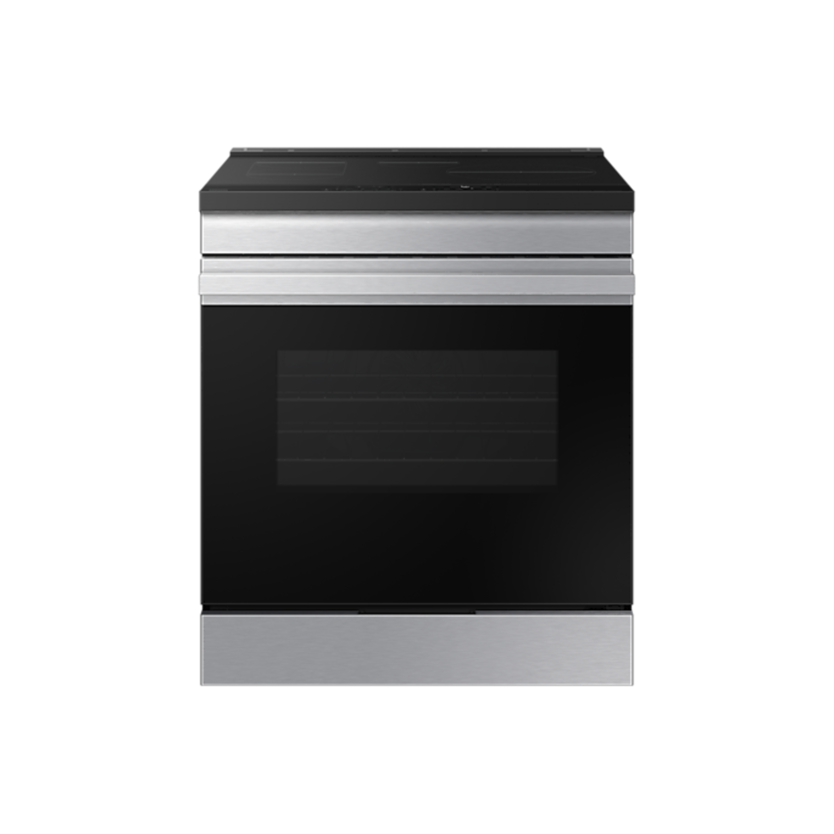 SAMSUNG #NSI6DG9300SRAA Samsung Bespoke 30-in 4 Burners 6.3-cu ft Air Fry Convection Oven Slide-in Single Induction Range (Stainless Steel)