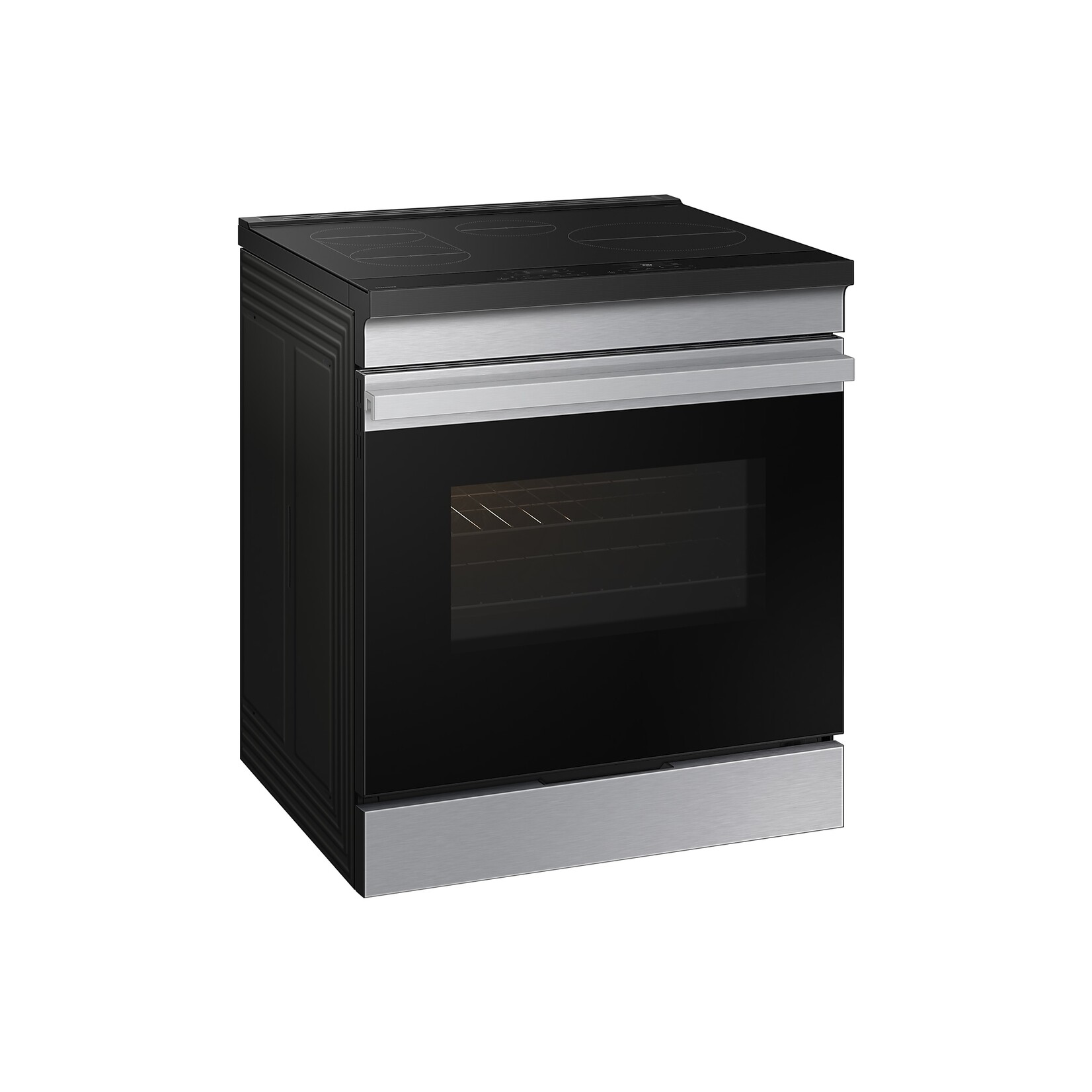 SAMSUNG #NSI6DG9300SRAA Samsung Bespoke 30-in 4 Burners 6.3-cu ft Air Fry Convection Oven Slide-in Single Induction Range (Stainless Steel)