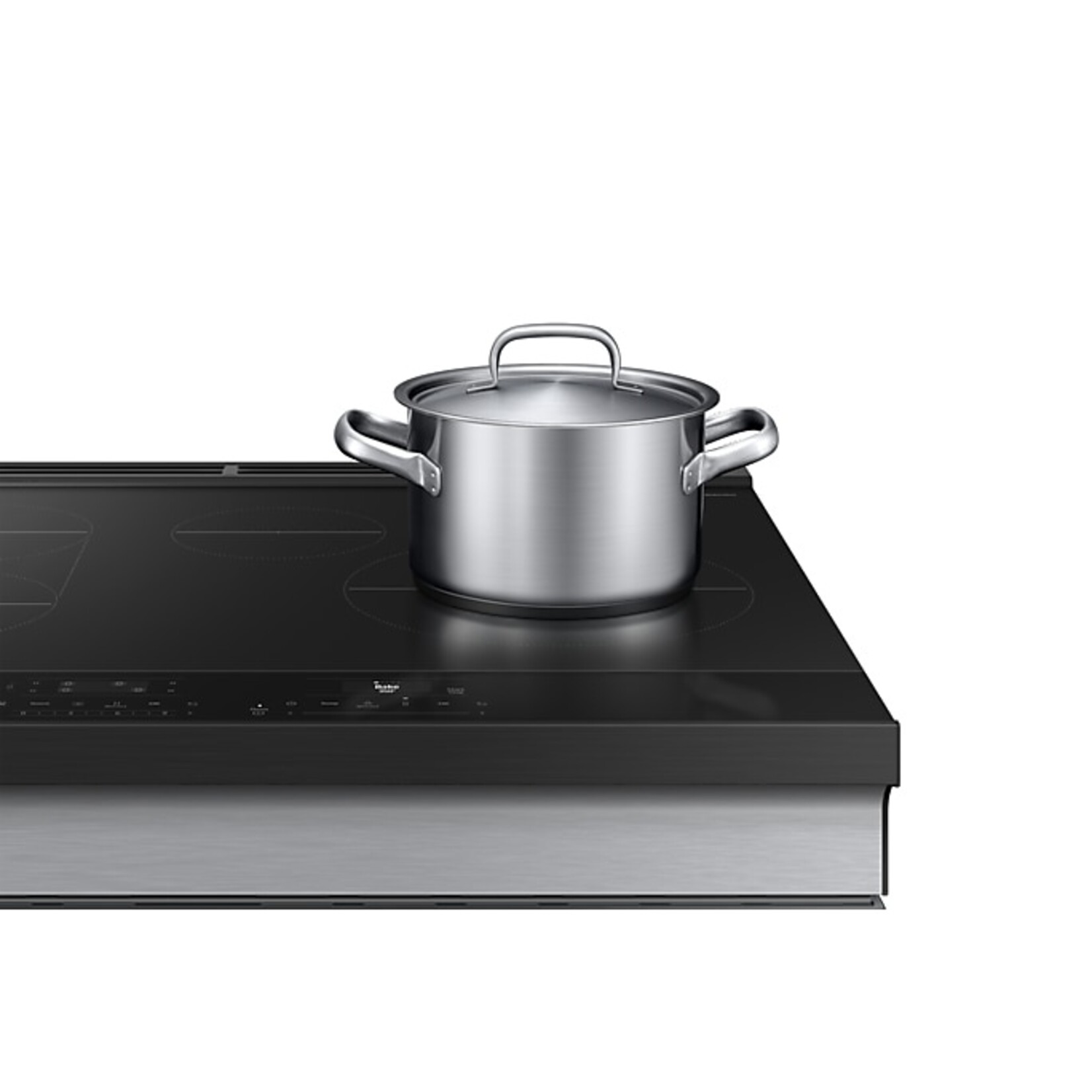 SAMSUNG #NSI6DG9300SRAA Samsung Bespoke 30-in 4 Burners 6.3-cu ft Air Fry Convection Oven Slide-in Single Induction Range (Stainless Steel)