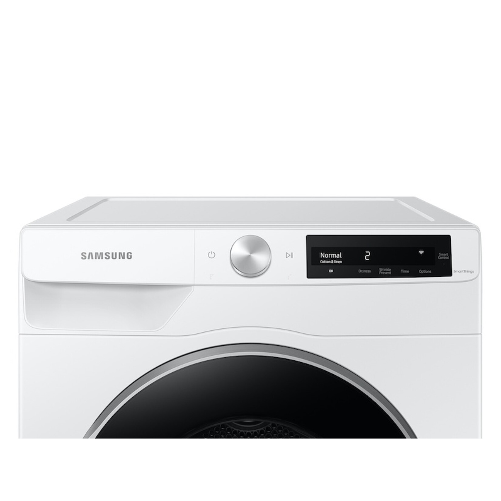 SAMSUNG #DV25B6900HW - Samsung 4.0 cu. ft. Heat Pump Dryer with AI Smart Dial and Wi-Fi Connectivity in White