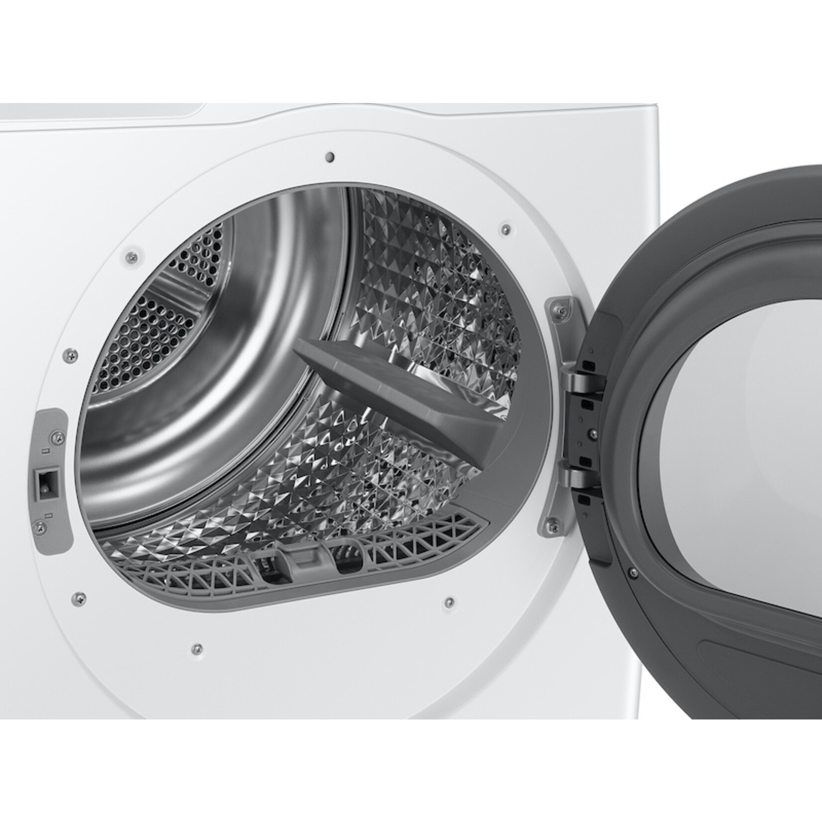 SAMSUNG #DV25B6900HW - Samsung 4.0 cu. ft. Heat Pump Dryer with AI Smart Dial and Wi-Fi Connectivity in White
