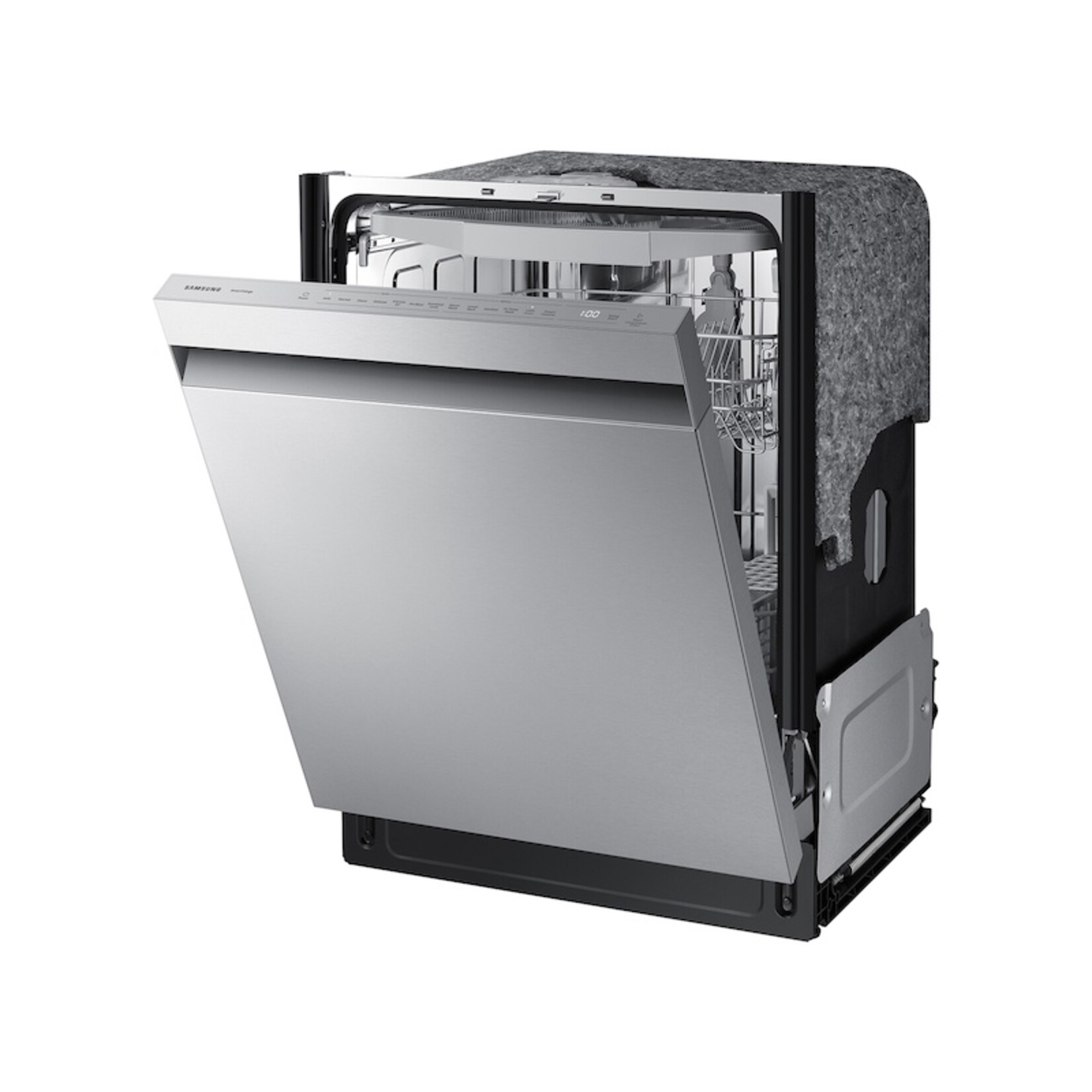 SAMSUNG #DW80CG5450SR - Samsung Smart 46 dBA Dishwasher with StormWash and AutoRelease Door in Stainless Steel