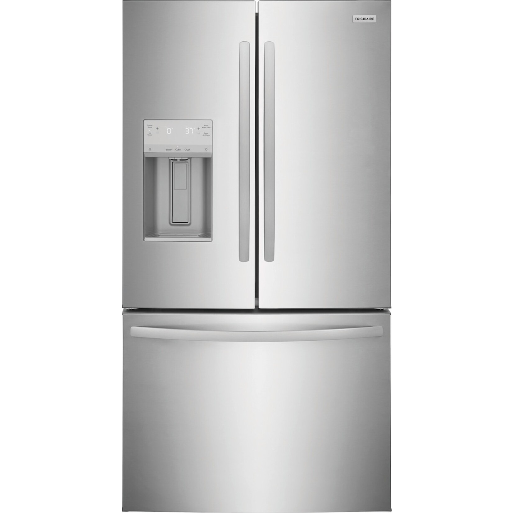 Frigidaire #FRFS2823AS - Frigidaire Standard-Depth 27.8-cu ft 3 -Door French Door Refrigerator with Ice Maker with Water and Ice Dispenser ( Stainless Steel ) ENERGY STAR Certified