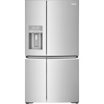 #GRQC2255BF - Frigidaire Gallery Counter-Depth 21.5-cu ft 4 -Door French Door Refrigerator with Ice Maker with Water and Ice Dispenser ( Fingerprint Resistant Stainless Steel ) ENERGY STAR Certified