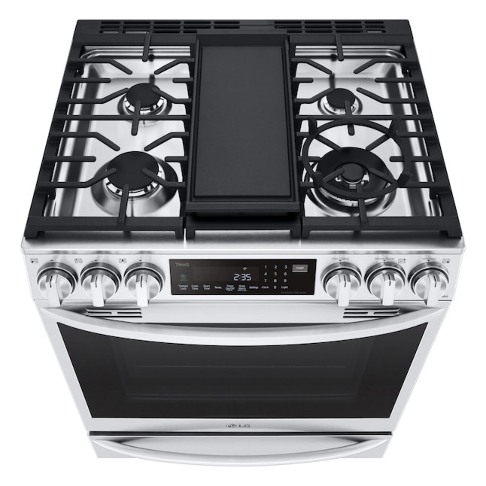 LG #LSGL6337F - LG 6.3 cu. ft. Smart Slide-in Gas Range with InstaView® ProBake Convection®, Air Fry, and Air Sous Vide