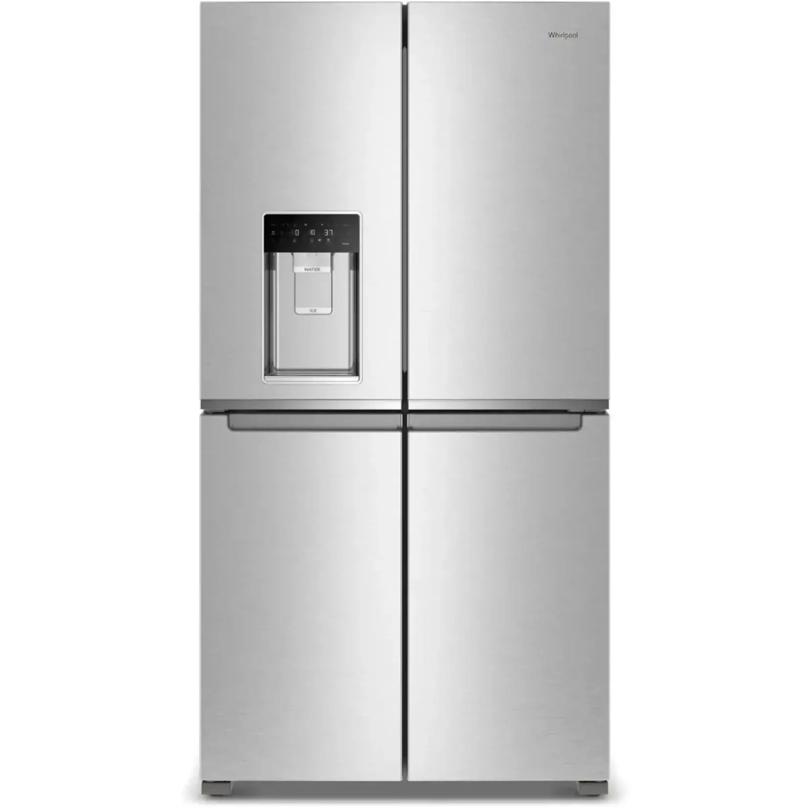 Whirlpool *WRQC7836RZ Whirlpool Counter-Depth 19.2-cu ft 4 -Door French Door Refrigerator with Ice Maker with Water and Ice Dispenser ( Fingerprint Resistant Stainless Steel )