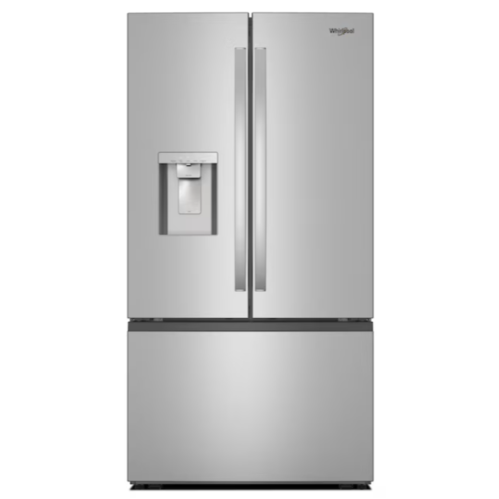 Whirlpool #WRFF3536SZ - Whirlpool Standard-Depth 29.58-cu ft 3 -Door French Door Refrigerator with Ice Maker with Water and Ice Dispenser ( Fingerprint Resistant Stainless Finish )