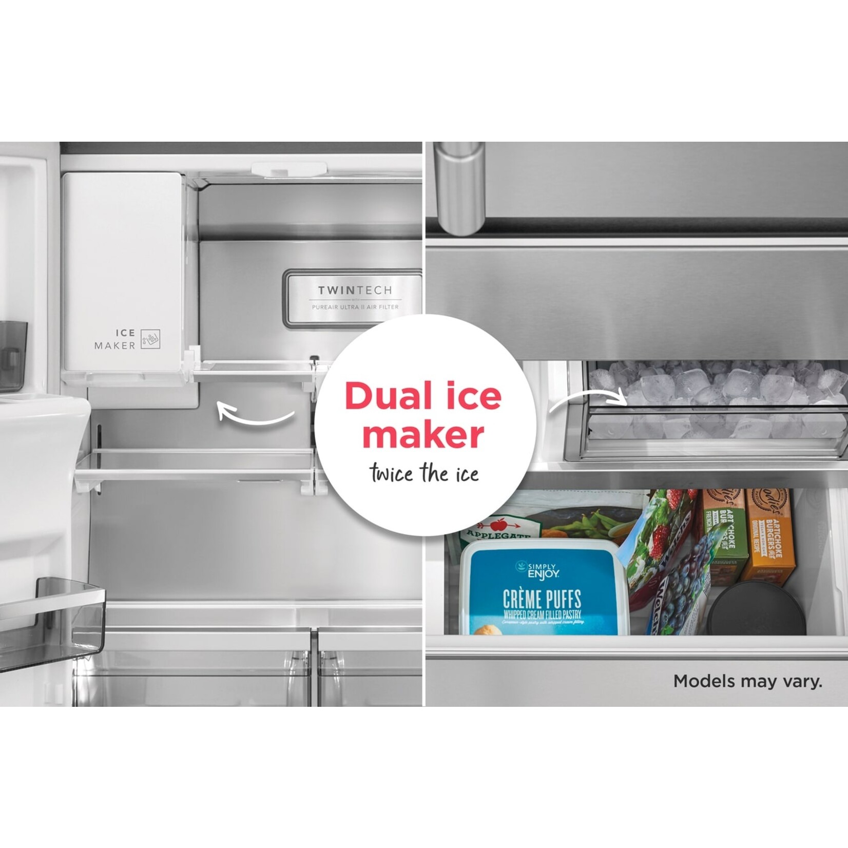 Frigidaire #PRMC2285AF - Frigidaire Professional 21.4 Cu. Ft. Counter-Depth 4-Door French Door Refrigerator