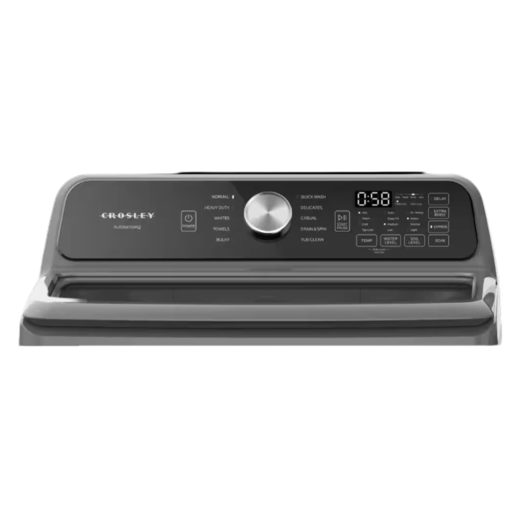 Crosley #CWM41155EX - Crosley 4.1 cu. ft. Top-Load Washer with Dual Action Agitator, 8 Wash Cycles and Deep Fill Option in Harbor Mist