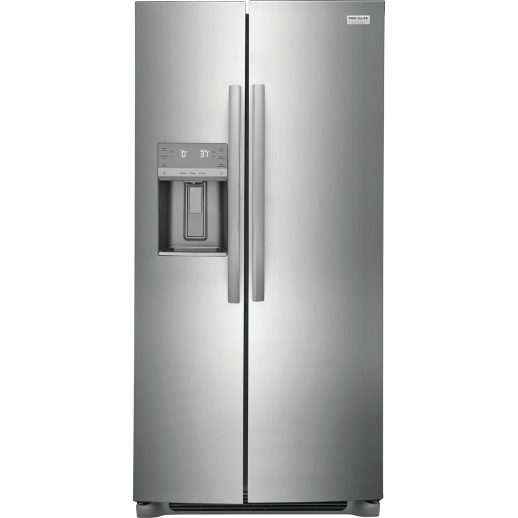 Frigidaire #*GRSS2352AF - Frigidaire 22.3 cu. ft. 33 in. Standard Depth Side by Side Refrigerator in Smudge-Proof Stainless Steel
