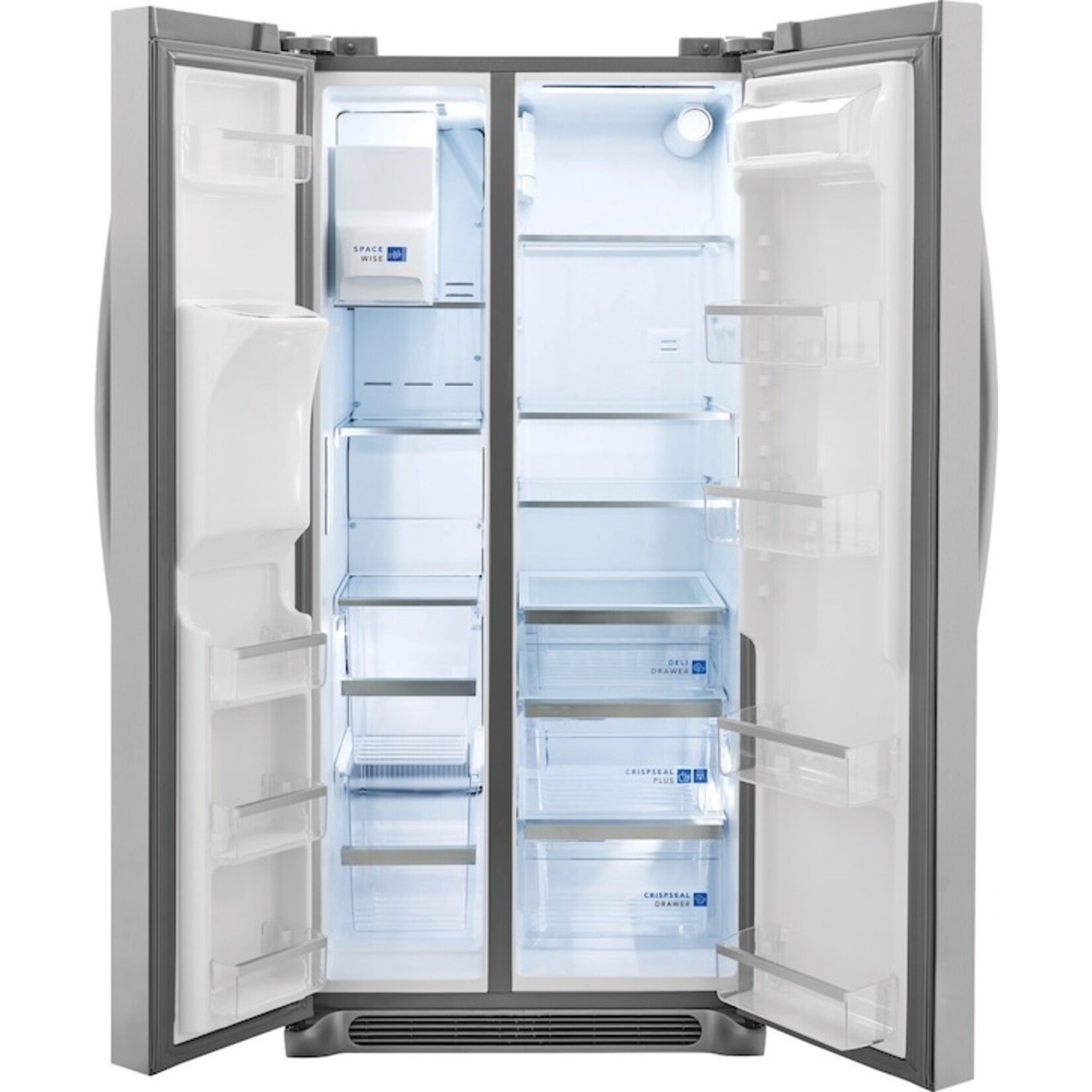 Frigidaire #*GRSS2352AF - Frigidaire 22.3 cu. ft. 33 in. Standard Depth Side by Side Refrigerator in Smudge-Proof Stainless Steel