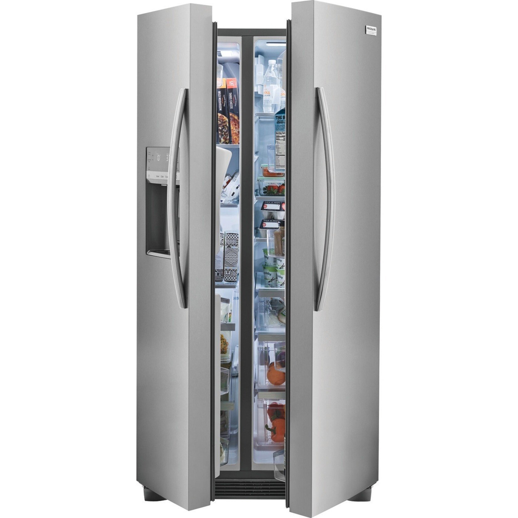 Frigidaire #*GRSS2352AF - Frigidaire 22.3 cu. ft. 33 in. Standard Depth Side by Side Refrigerator in Smudge-Proof Stainless Steel
