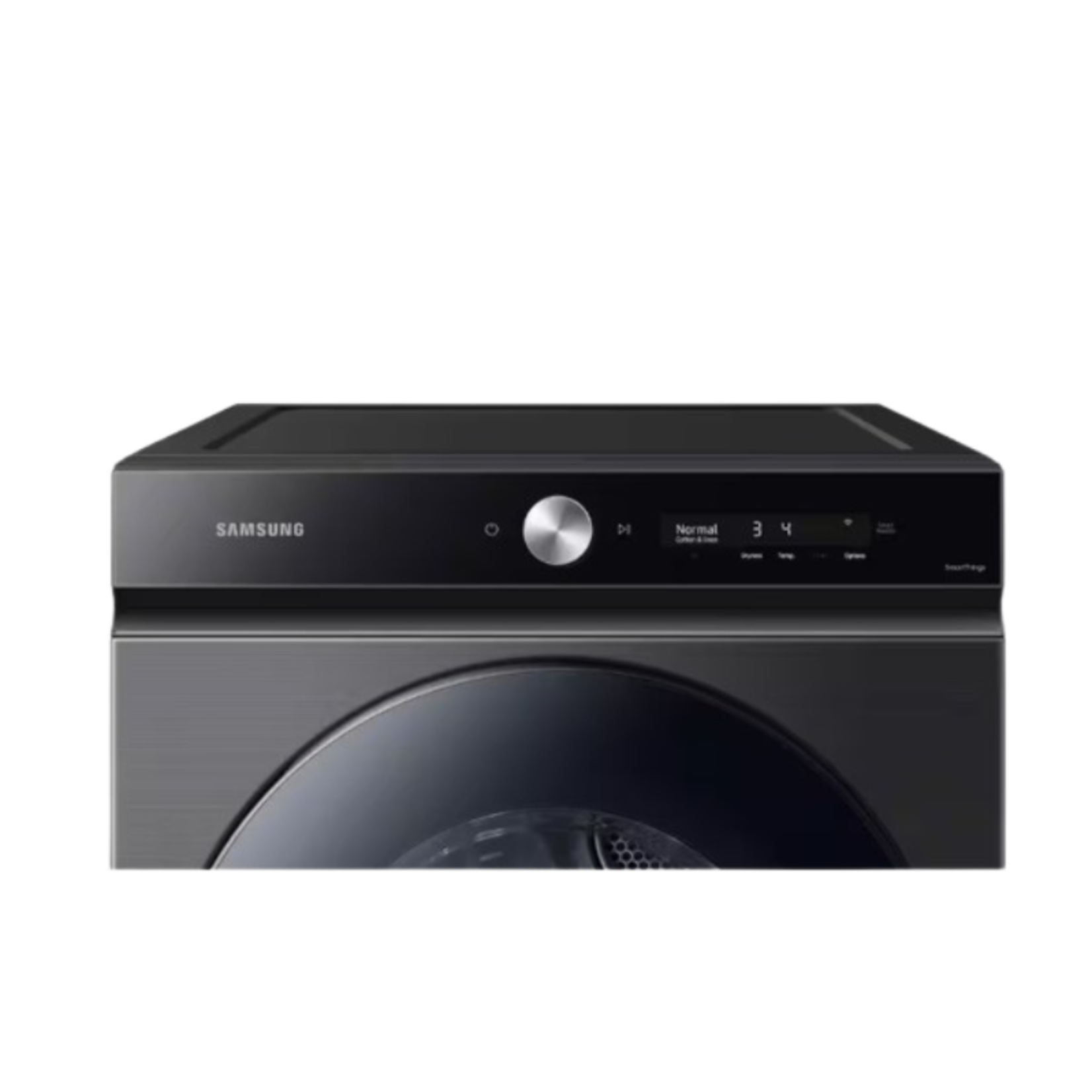 SAMSUNG #DVG53BB8700V - Samsung Bespoke 7.6 cu. ft. Ultra Capacity Gas Dryer with Super Speed Dry and AI Smart Dial in Silver Steel