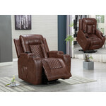 Nationwide Furniture Distributors #*U544R - NationwideFD Brown Lift Chair w/ Heat & Massage