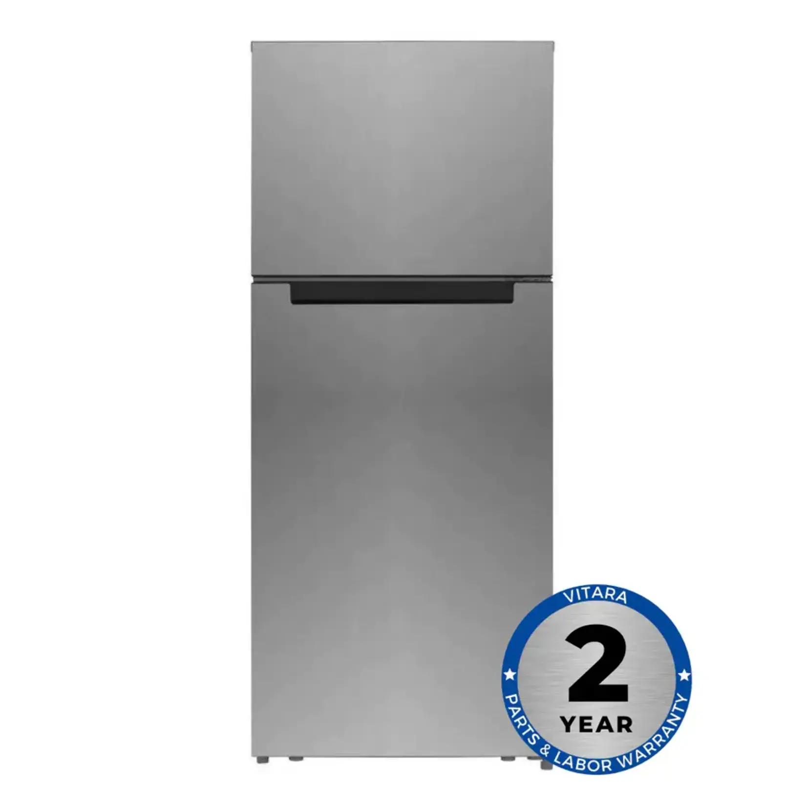 Vitara #*VTFR1800ESE - Vitara 27.7 Inch 18 cu. ft Top Mount Refrigerator in Stainless