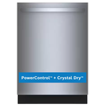 BOSCH #SHX78CC5UC - Bosch 800 Series 24 in. Stainless Steel Top Control Tall Tub Bar Handle Dishwasher with Stainless Steel Tub, 42 dBA