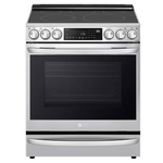 LG #LSEL6337F - LG 6.3 cu ft. Smart Wi-Fi Enabled ProBake Convection® InstaView™ Electric Slide-in Range with Air Fry