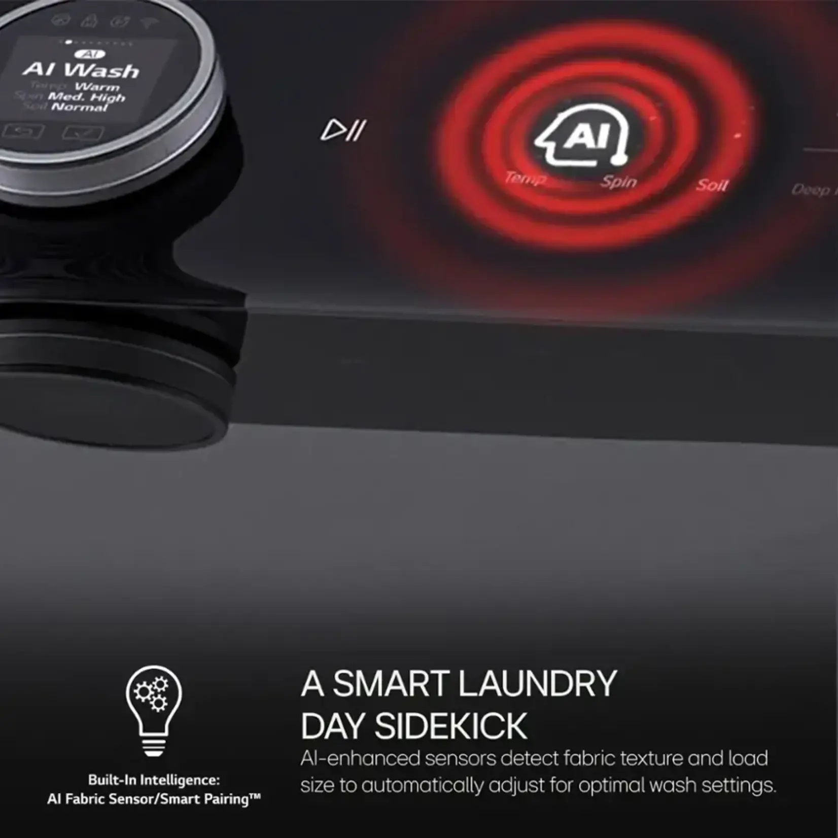 LG LG - 5.5 Cu. Ft. High Efficiency Smart Top Load Washer with EasyUnload - Matte Black