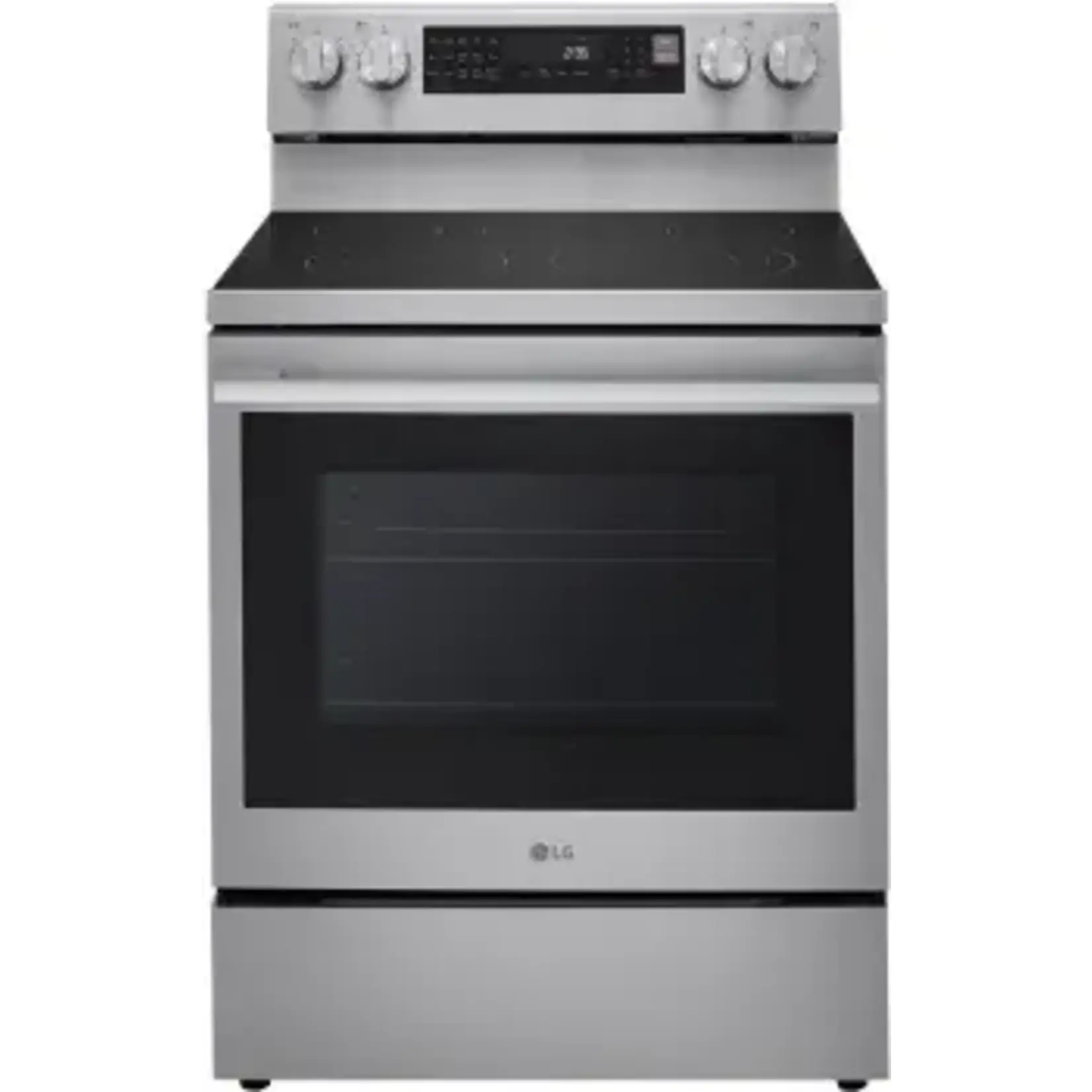 LG CPS-LREN6325XE - LG 30 in. 6.3 cu. ft. Smart Wi-Fi Enabled ProBake Convection® Electric Range with Air Fry & EasyClean® (CPS Warranty)