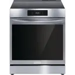 Frigidaire *GCFI3060BF Frigidaire Gallery 30" Slide-In Induction Range with Total Convection and 5 Elements - Smudge Proof Stainless Steel