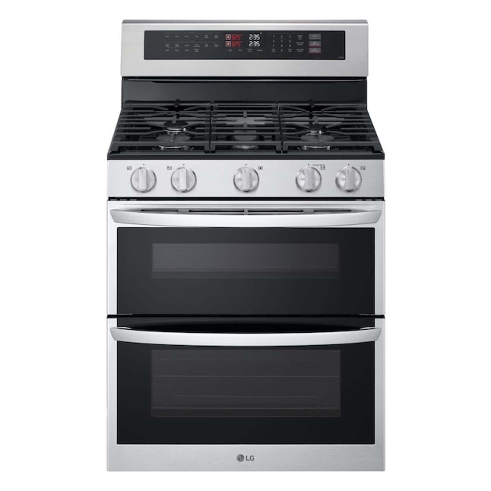 LG #LDGL6924S - LG 6.9 cu. ft. Smart Gas Double Oven Freestanding Range with ProBake Convection®, Air Fry & Air Sous Vide