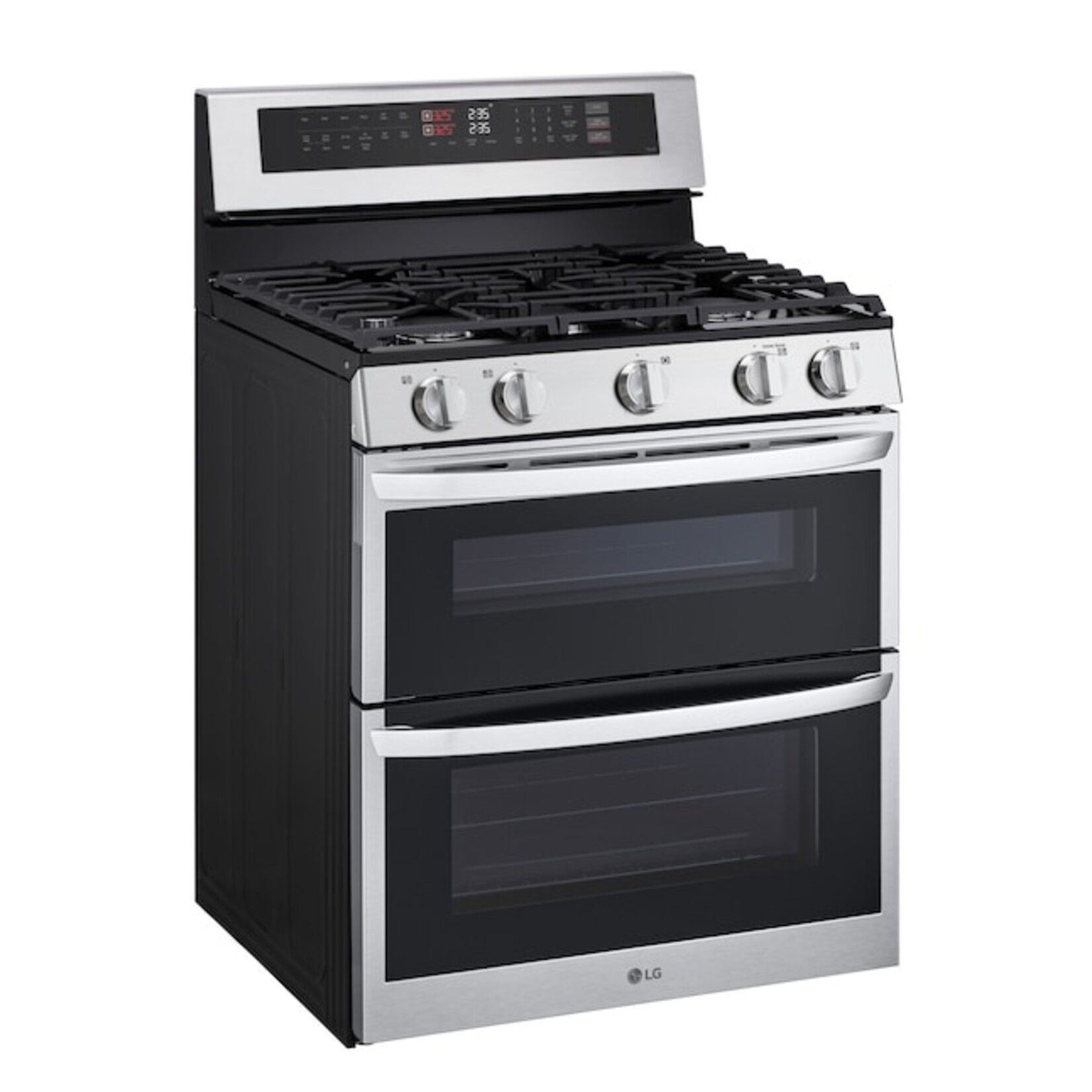 LG #LDGL6924S - LG 6.9 cu. ft. Smart Gas Double Oven Freestanding Range with ProBake Convection®, Air Fry & Air Sous Vide