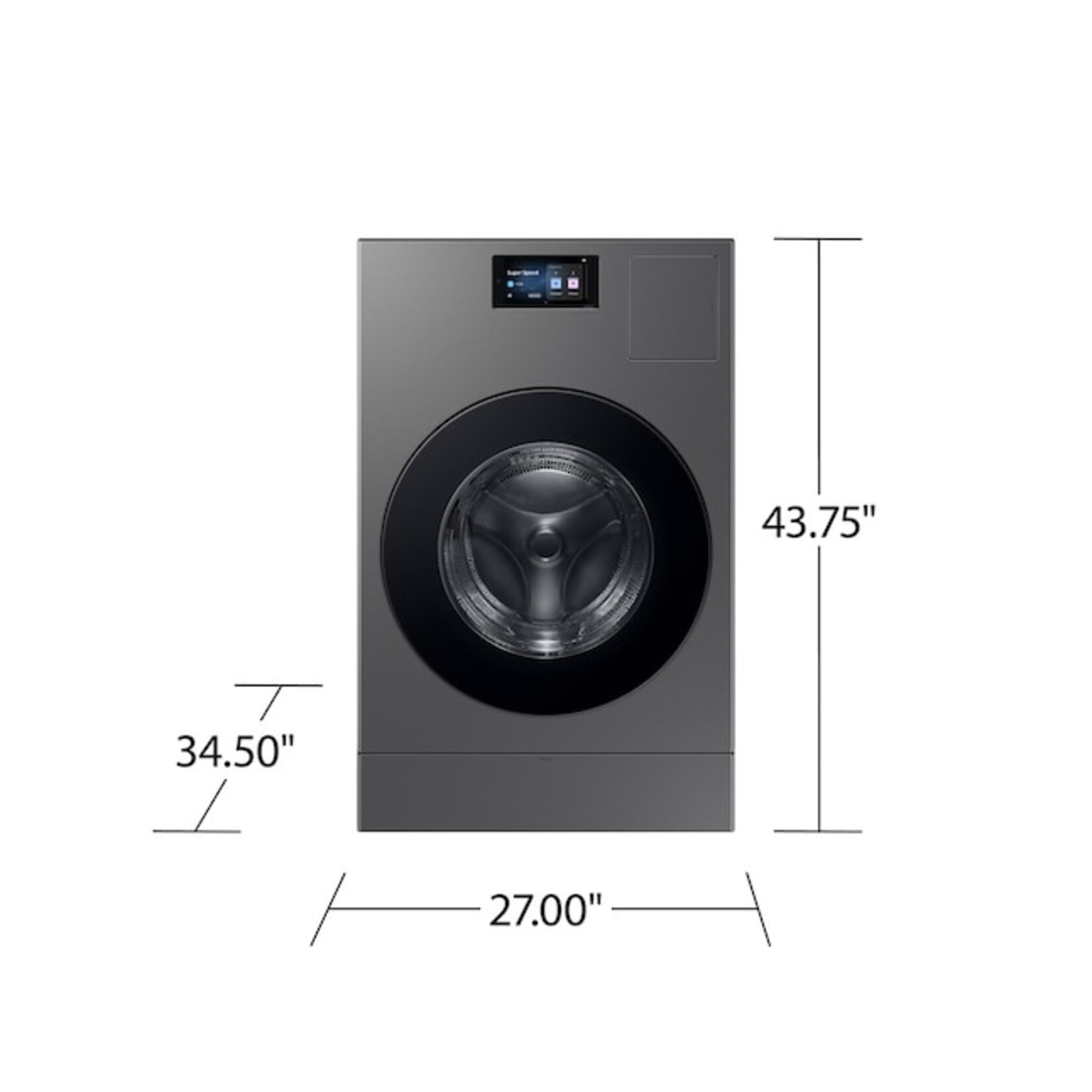 SAMSUNG #WD90F53AVB- Samsung 5.3 cu. ft. Bespoke Ultra Capacity Vented All-in-One Washer Dryer Combo