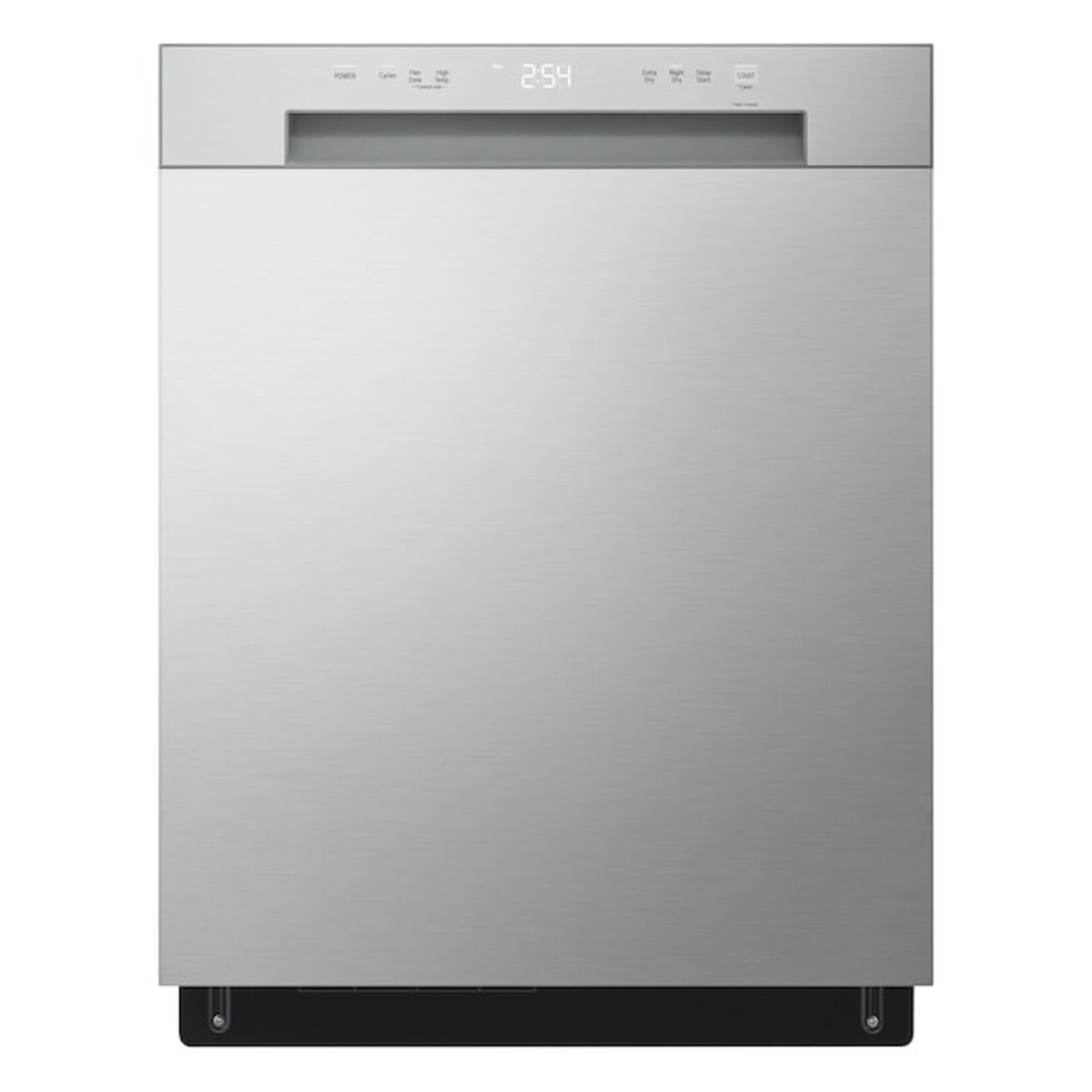 LG #LDFC2423V - LG 24 in. Stainless Look Front Control 52 dBA Dishwasher with Stainless Steel Tub and SenseClean
