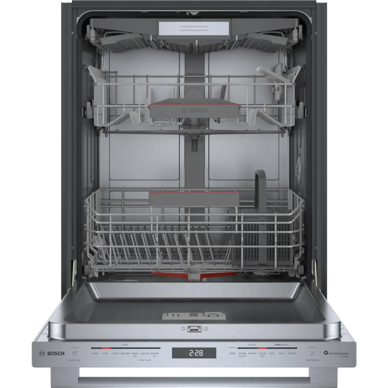 BOSCH #SHX78CC5UC - Bosch 800 Series 24 in. Stainless Steel Top Control Tall Tub Bar Handle Dishwasher with Stainless Steel Tub, 42 dBA