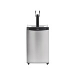 Danby #DKC054A1BSL2DB - Danby 5.4 cu. ft. Dual-Tap Keg Cooler in Stainless Steel Look