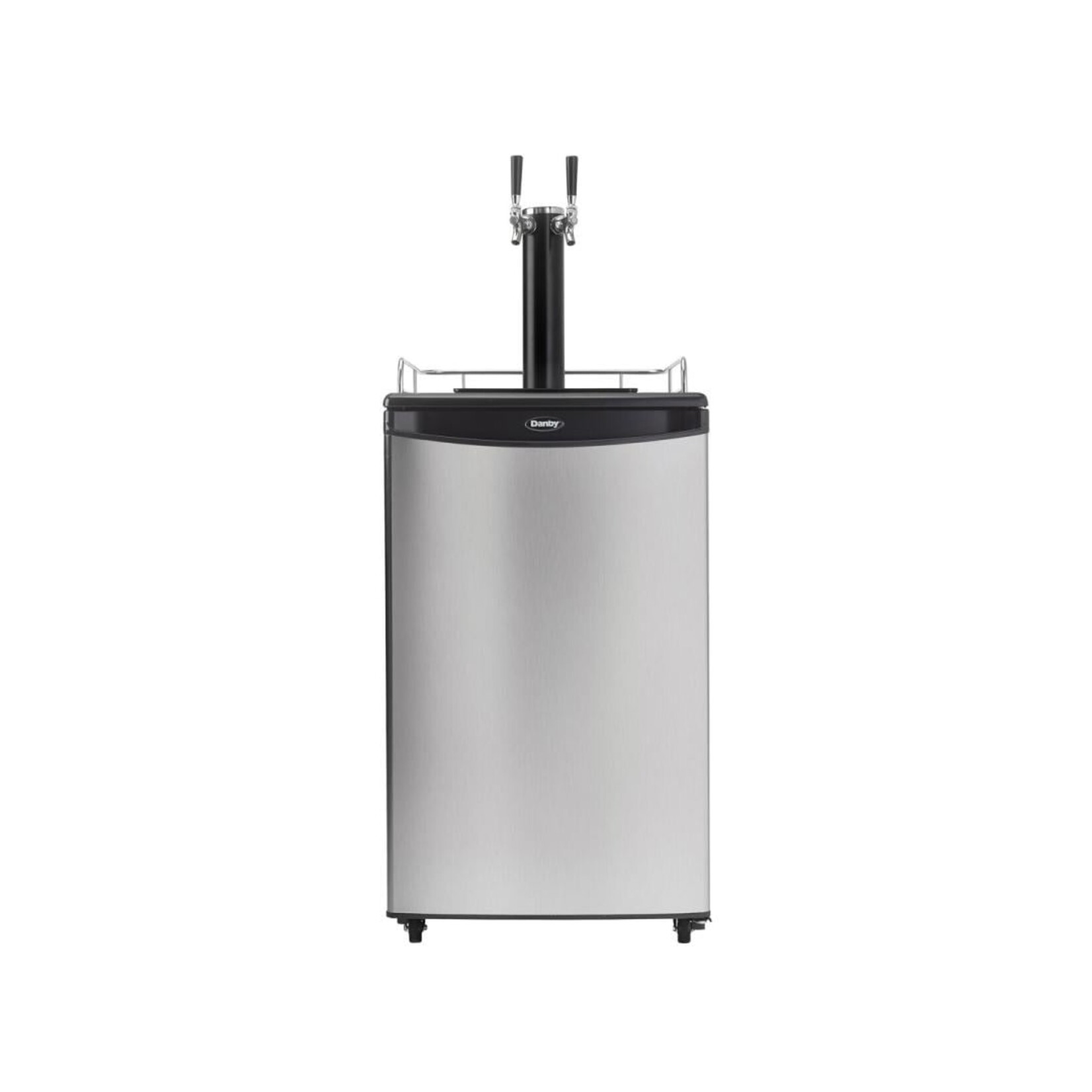 Danby #DKC054A1BSL2DB - Danby 5.4 cu. ft. Dual-Tap Keg Cooler in Stainless Steel Look