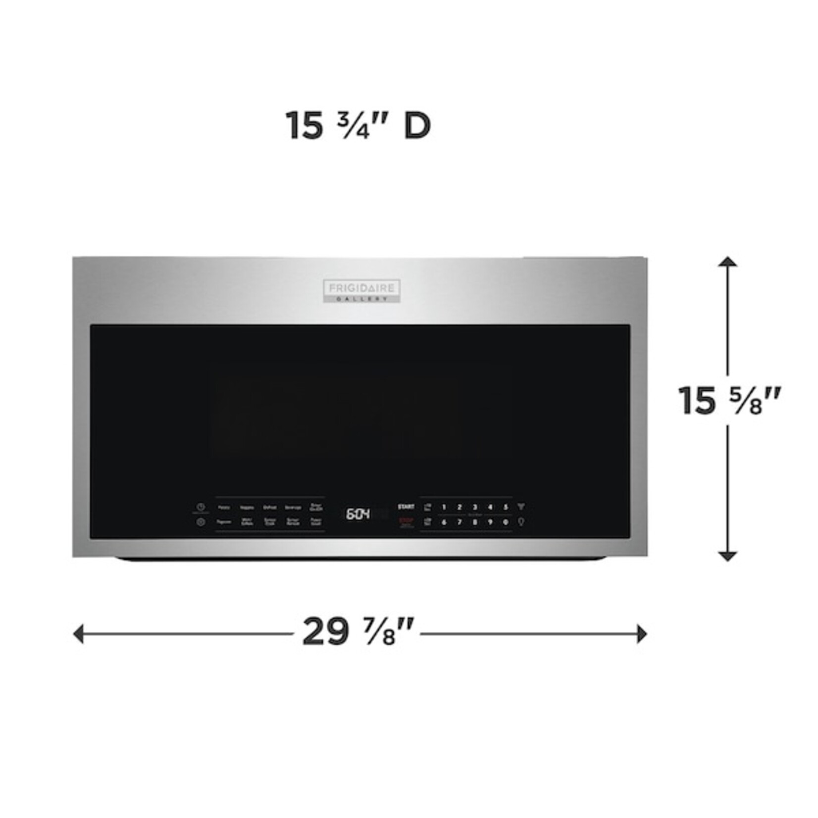 #GMOS1964AFA - Frigidaire Gallery 1.9 Cu. Ft. Over-The-Range Microwave with Sensor Cook