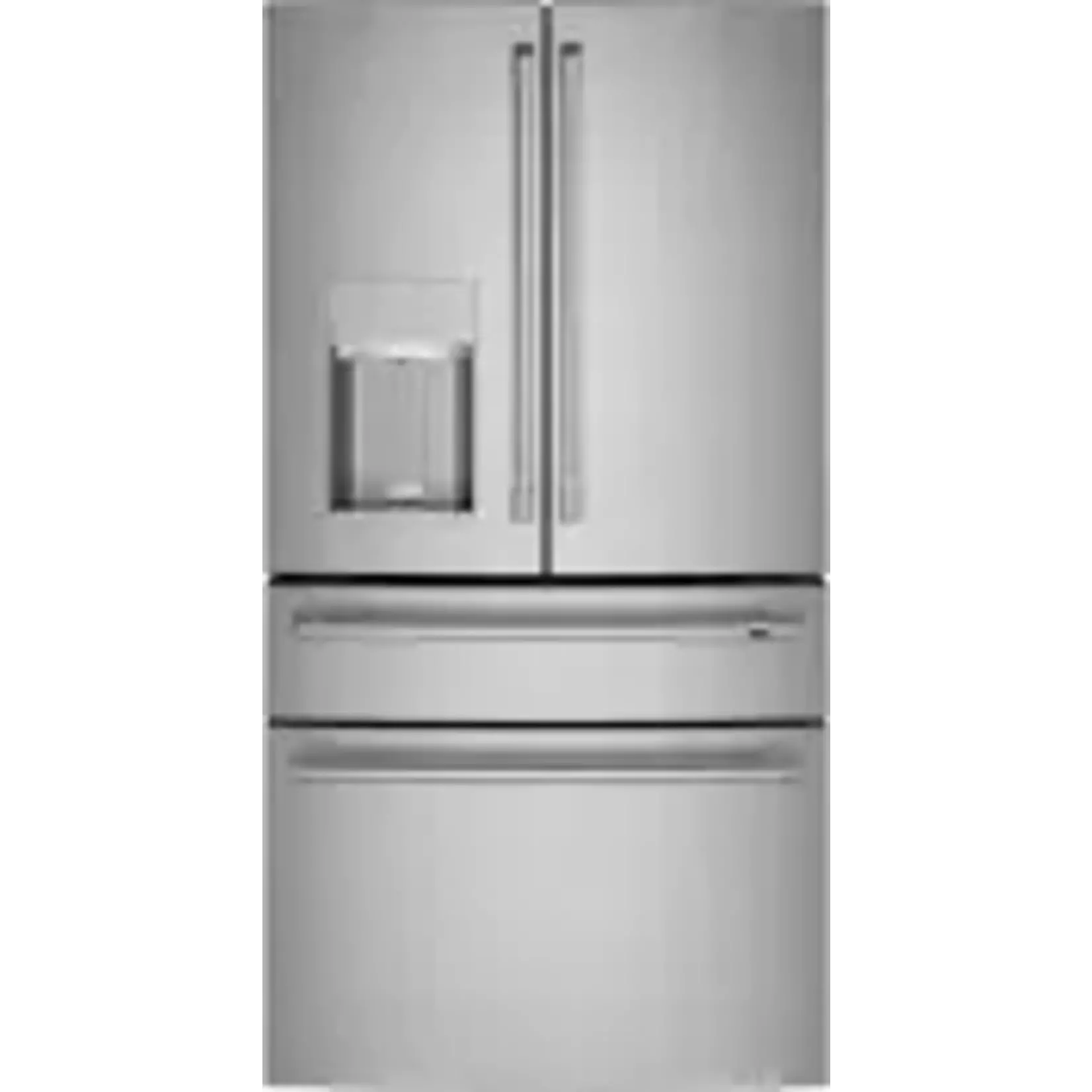 CXE22DP2PHS1 Café - 22.3 Cu. Ft. 4-Door French Door Counter-Depth Smart Refrigerator, Customizable - Stainless Steel