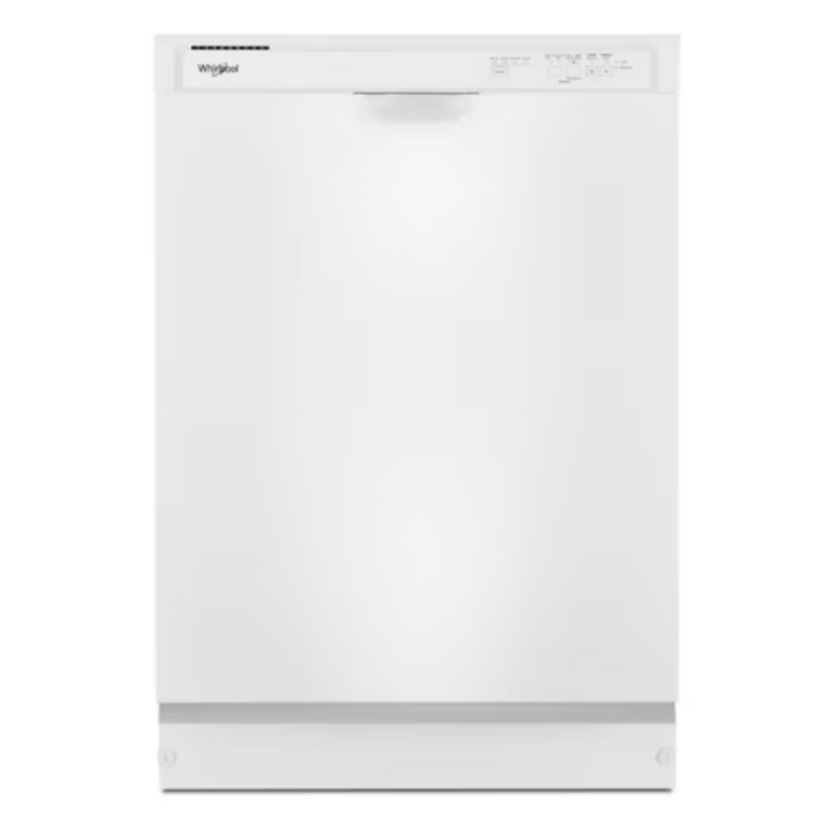 Whirlpool #*WDF341PAPW - Whirlpool 24 in. Front Built-In Tall Tub Dishwasher in White with 4-Cycle