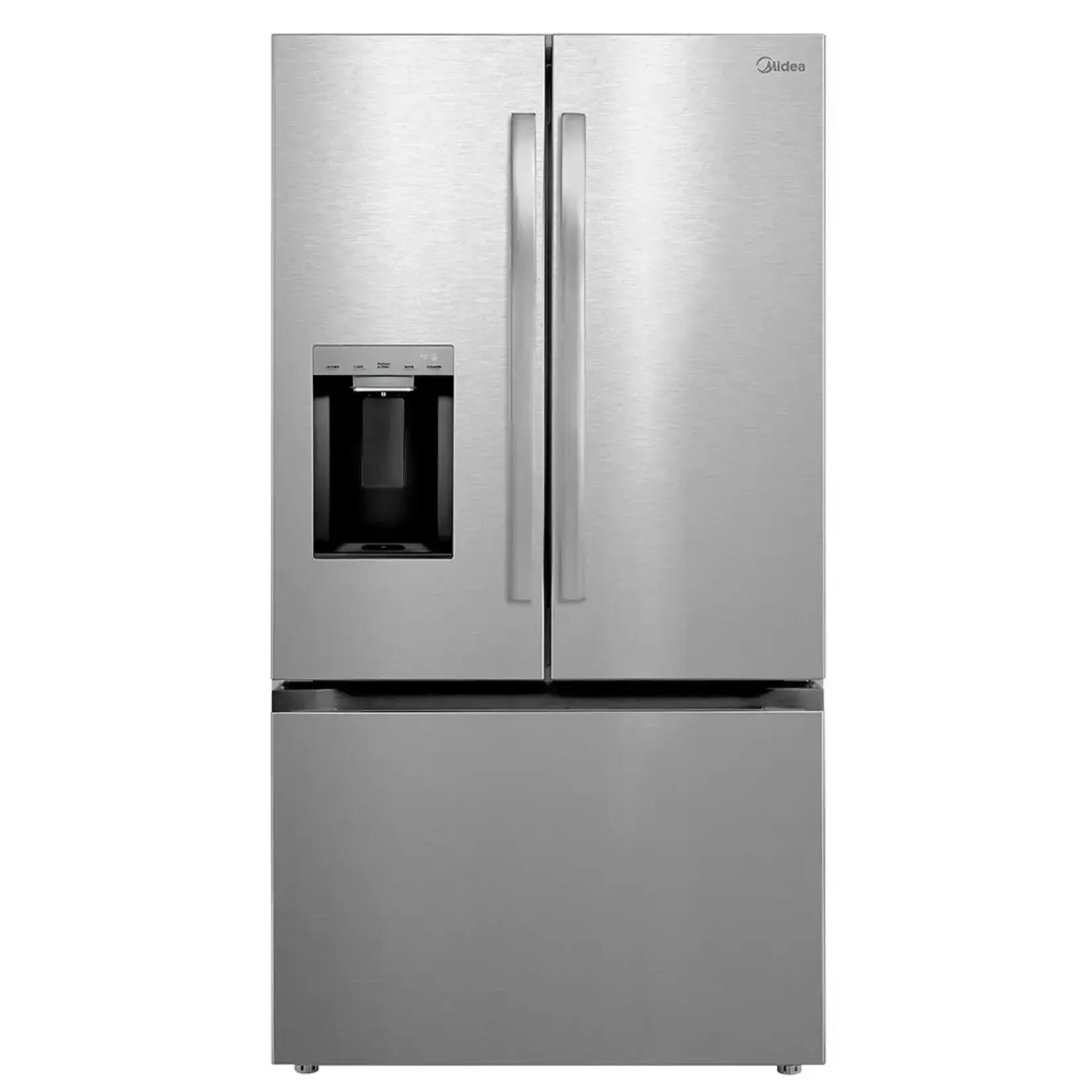 Midea #*MRF29D9BST - Midea 29 cu. ft. OneTouch AutoFill™ French Door Refrigerator with Dual Ice Maker with Water and Ice Dispenser ( Stainless steel ) ENERGY STAR Certified