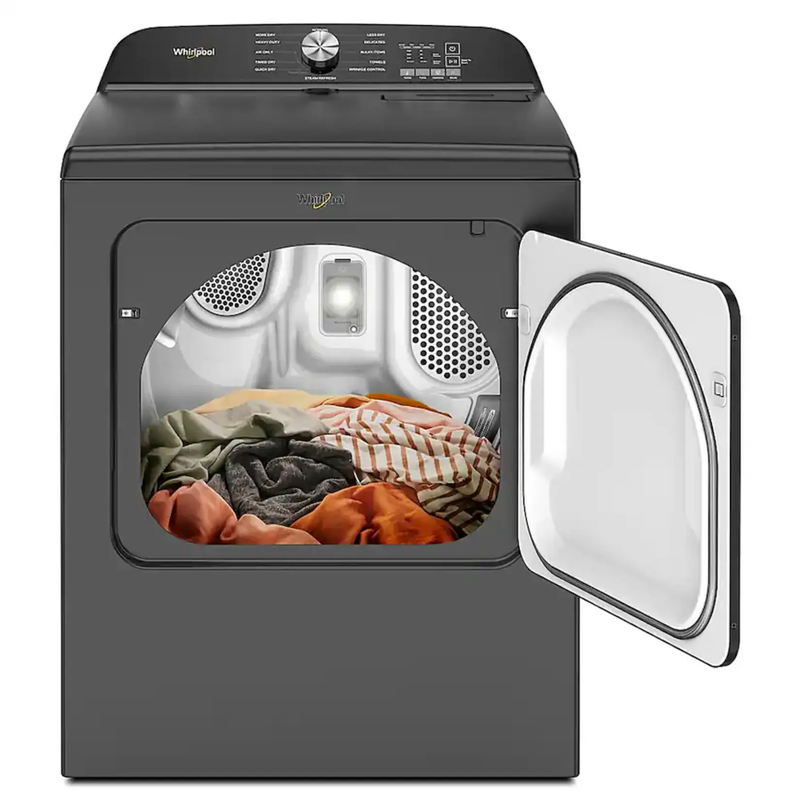 Whirlpool #*WGD6150PB - Whirlpool®  7.0 Cu. Ft.  Top Load Gas Dryer with Moisture Sensor