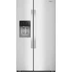 Whirlpool #*WRSC5536RZ - Whirlpool 36 in. 20.85 cu ft. Counter Depth Side-by-Side Refrigerator in Fingerprint Resistant Stainless Finish w/ TruCool System