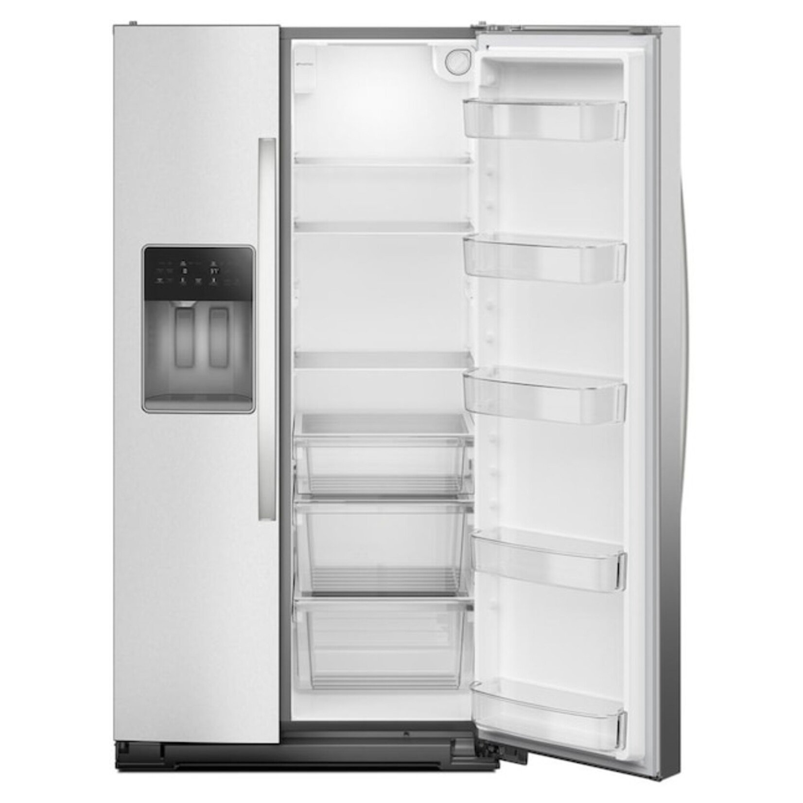 Whirlpool #*WRSC5536RZ - Whirlpool 36 in. 20.85 cu ft. Counter Depth Side-by-Side Refrigerator in Fingerprint Resistant Stainless Finish w/ TruCool System