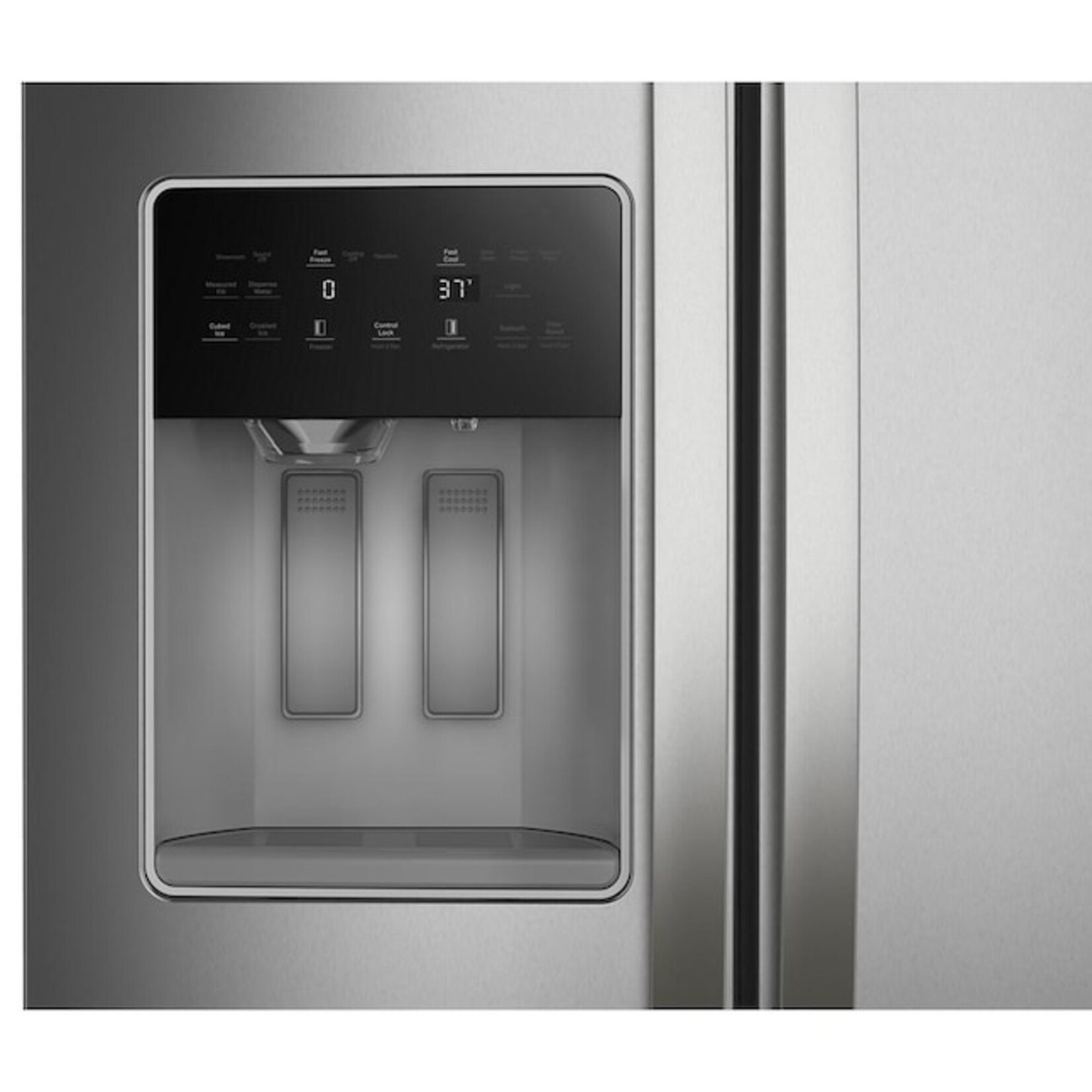 Whirlpool #*WRSC5536RZ - Whirlpool 36 in. 20.85 cu ft. Counter Depth Side-by-Side Refrigerator in Fingerprint Resistant Stainless Finish w/ TruCool System