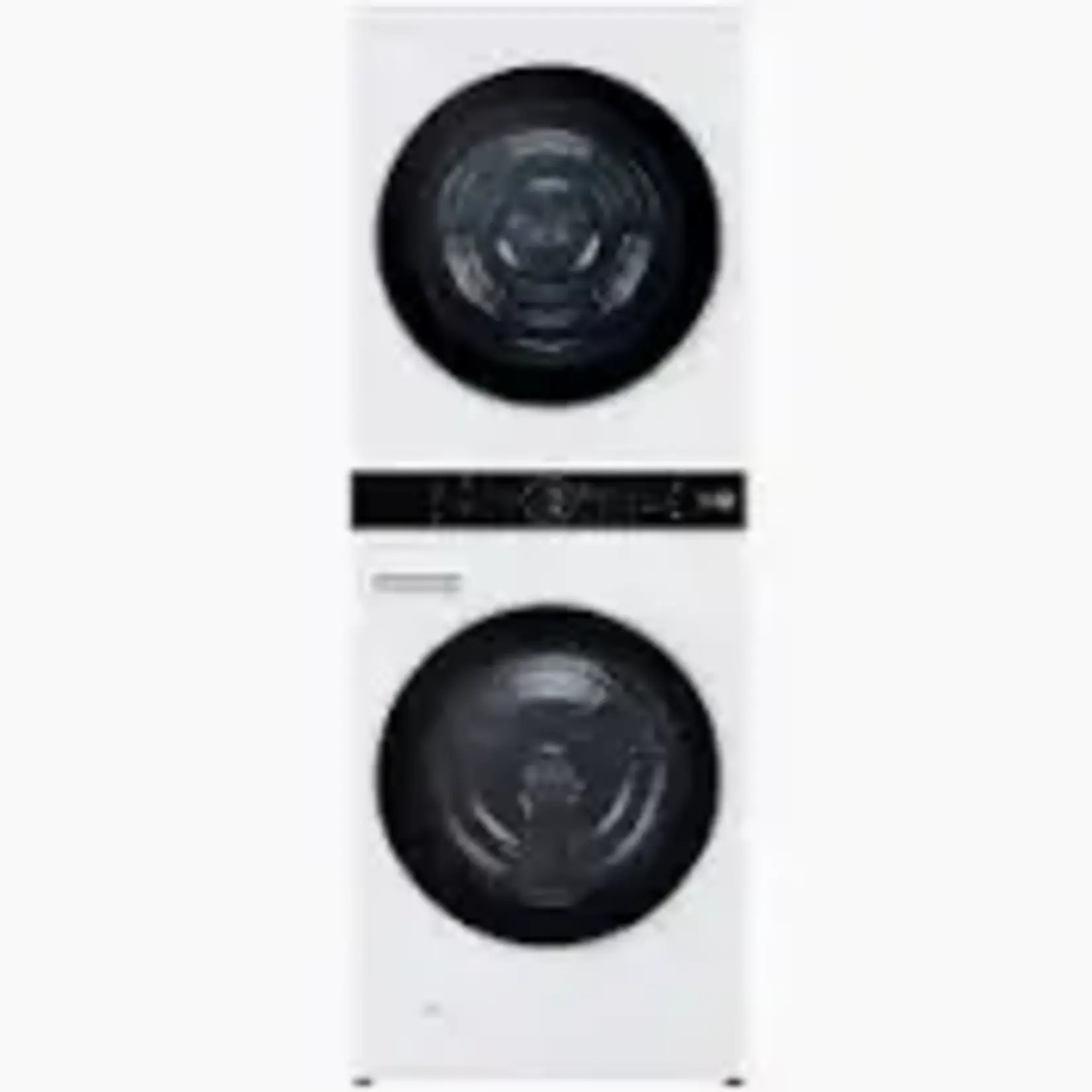 LG WKHC252HWA LG 5.0 cu. ft. Washer 7.8 cu. ft. Dual Inverter Heat Pump Ventless Dryer Electric Washtower in White