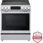 LG LSIL6336XE 30 in. 6.3 cu. ft. Smart 5-Element Induction Range in Stainless Steel with Probake Convection, Instaview, Air Fry