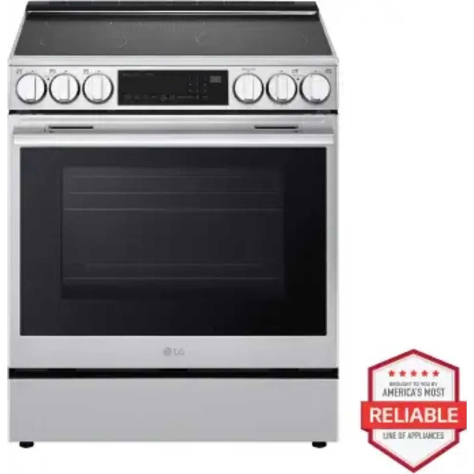 LG LSIL6336XE 30 in. 6.3 cu. ft. Smart 5-Element Induction Range in Stainless Steel with Probake Convection, Instaview, Air Fry