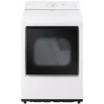 LG #DLE8200W - LG 7.3 cu. ft. Ultra Large Capacity Rear Control Electric Dryer with AI Sensing and ThinQ® Smart Features (CPS Warranty)