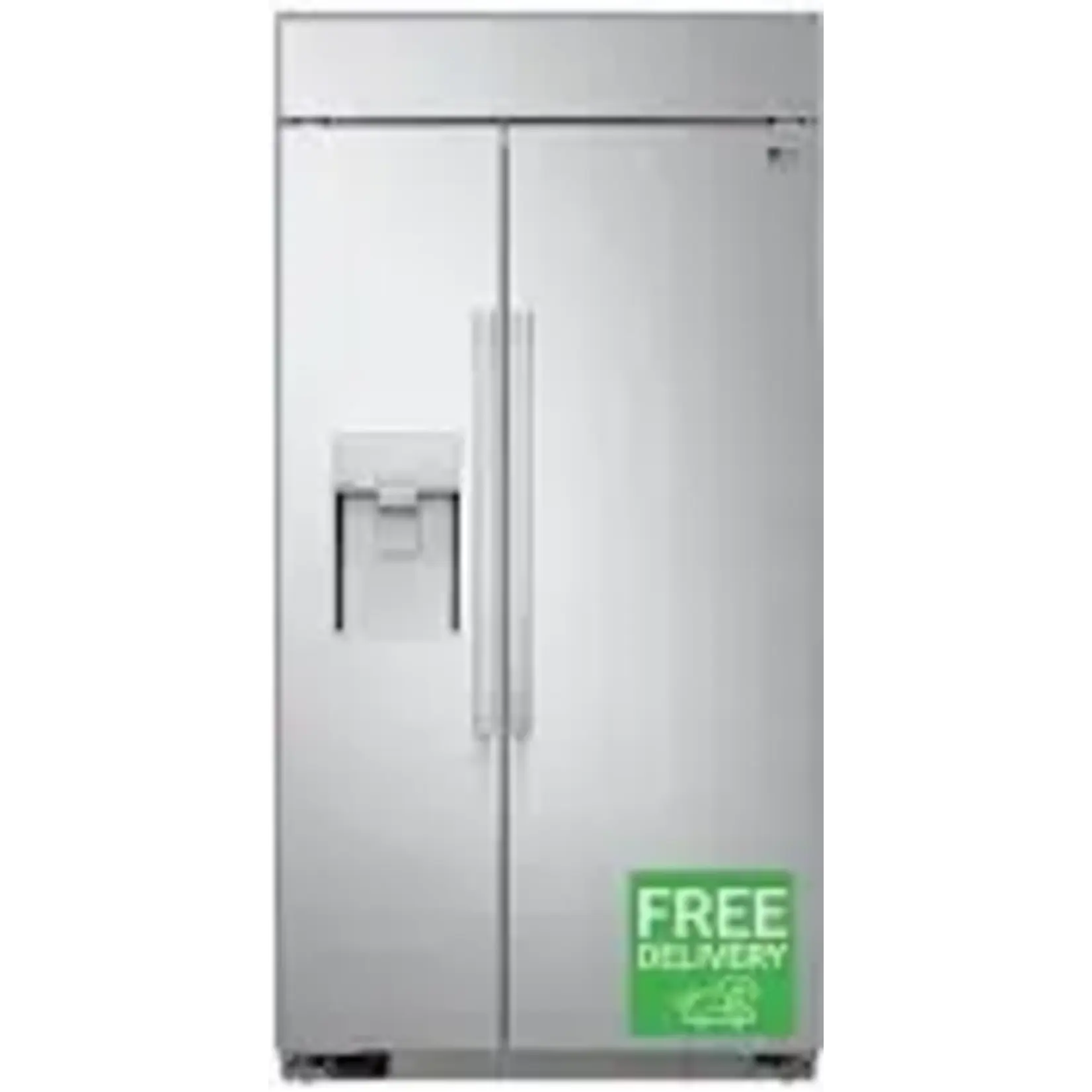 LG SRSXB2622S - LG STUDIO 42 in. W 26 cu. ft. Built-in Side by Side Refrigerator in Stainless Steel with Tall Ice & Water Dispenser