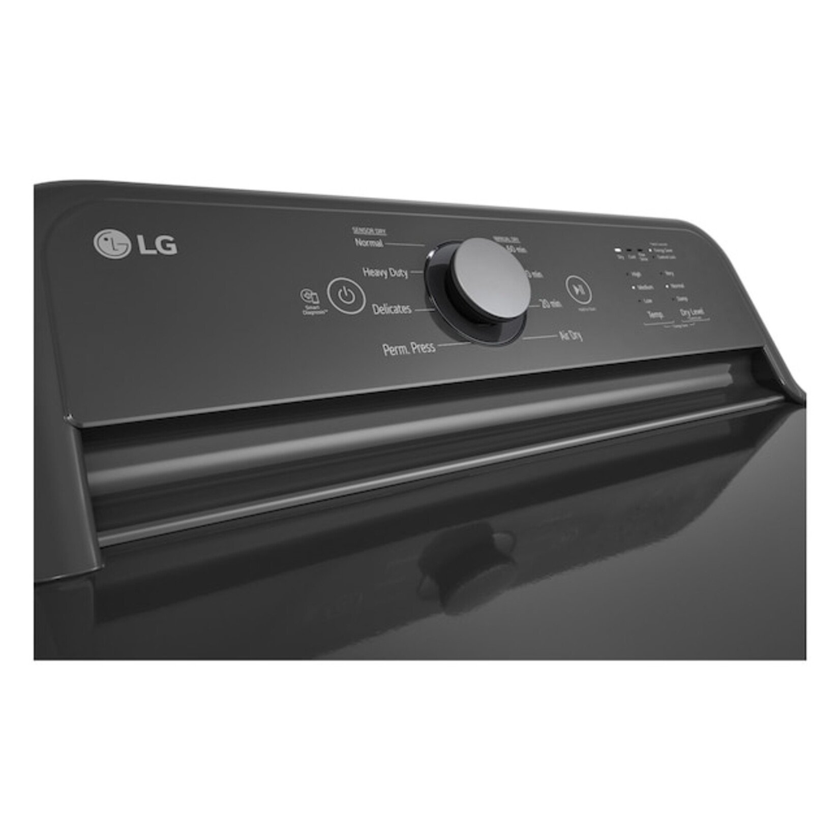 LG #DLE6100M - LG 7.3 cu. ft. Ultra Large High Efficiency Dryer™, Electric, Monochrome Grey