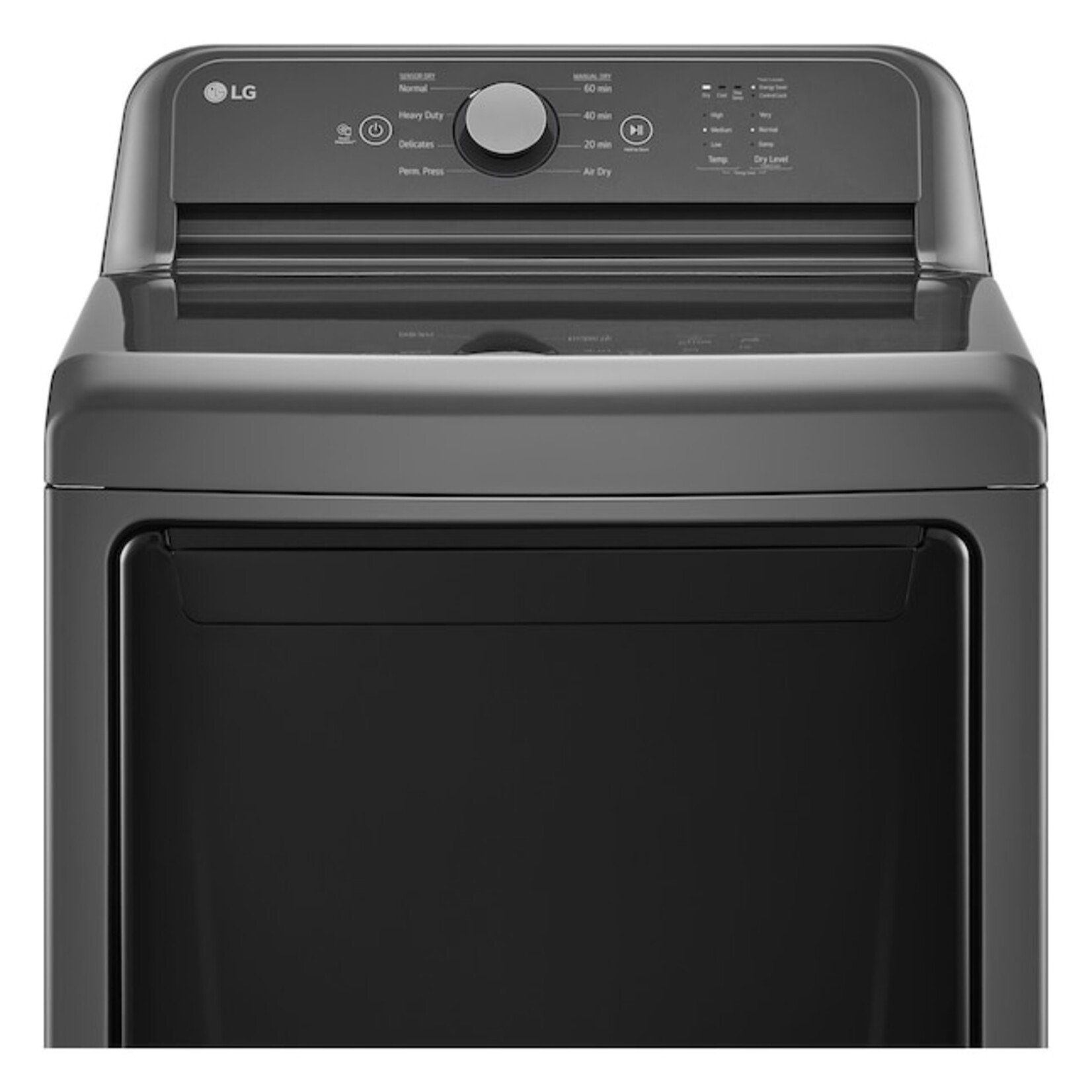 LG #DLE6100M - LG 7.3 cu. ft. Ultra Large High Efficiency Dryer™, Electric, Monochrome Grey